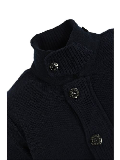 Cardigan 547A3 in lana navy STONE ISLAND | 8115547A3A0020